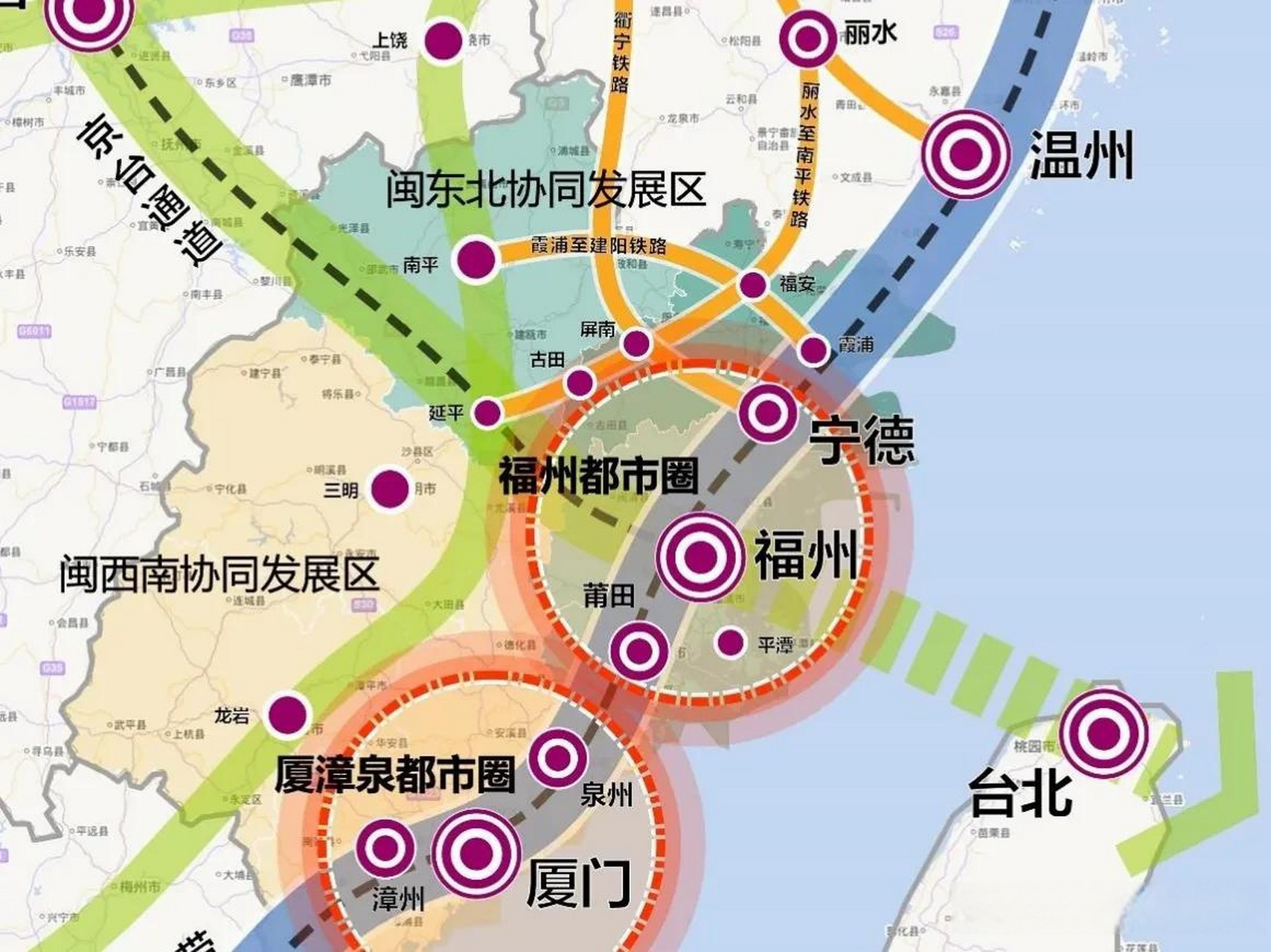 福建商圈规划,宁德霞浦丢失温浦高铁,但要新建一条铁路 福